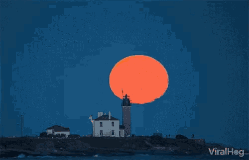 full moon time lapse gif fullmoon timelapse lighthouse discover medium