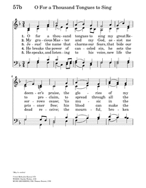 o for a thousand tongues hymnary org medium