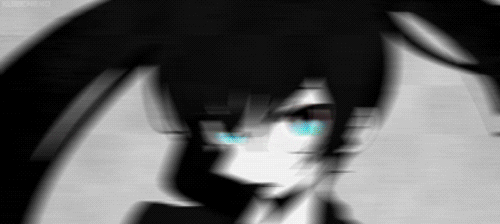 black rock shooter anime girl gif find share on giphy medium