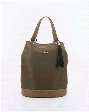 c17mr749gn 3 way bucket backpack sling bag green cava medium