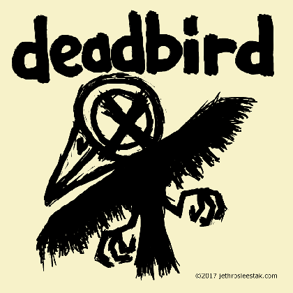 deadbird animated gif jethro sleestak comix bird medium