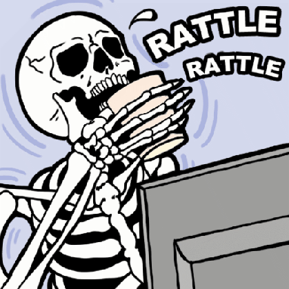 rattle rattle animated skeletons know your meme medium