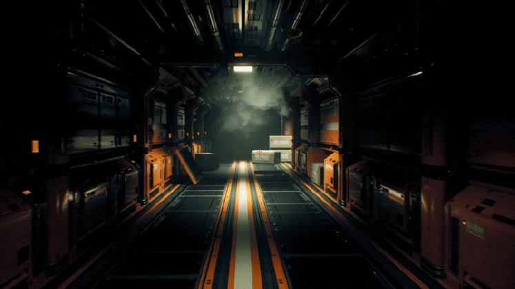 sergey tyapkin sci fi corridor modular environment v3 medium