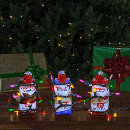 christmas happy holidays gif by premier protein find medium