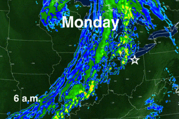 very rainy cool start to your week northeast ohio medium