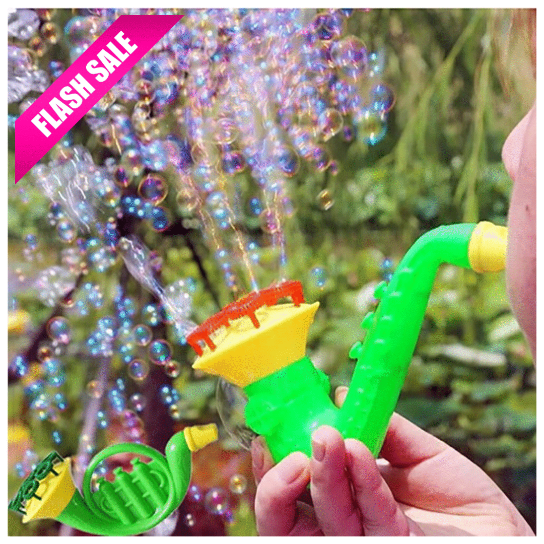 new kids bubble soap water blowing toy sounding dabbling medium