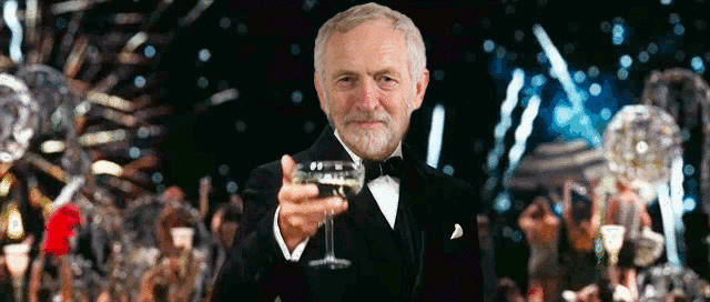 jeremy corbyn rolled up to the last leg in a fur coat and tux yes really indy100 medium