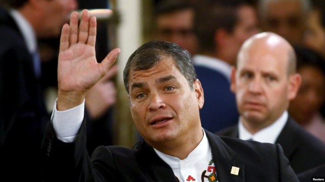 ex ecuador leader correa leaves leftist ruling party medium