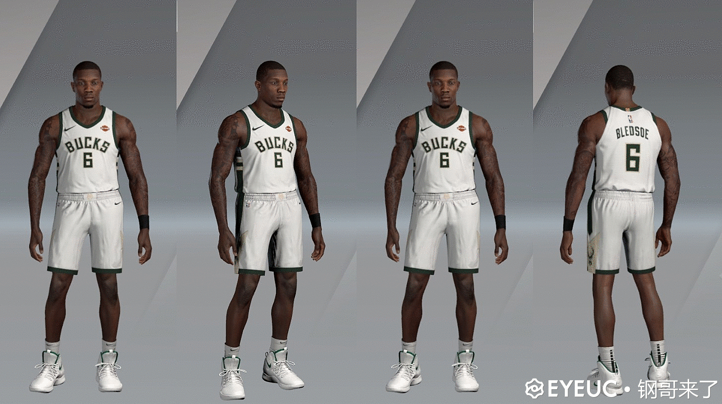 nba 2k21 eric bledsoe cyberface and body model by gang brother shuajota 2k22 mods rosters cyberfaces youtube allen iverson medium