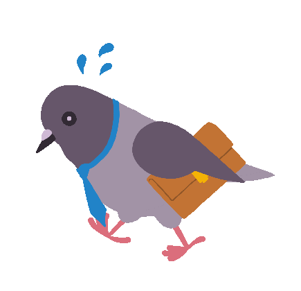 giphy bird stickers jaime chong animated gif medium