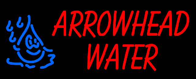 custom arrowhead water logo neon sign 4 neon custom signs medium