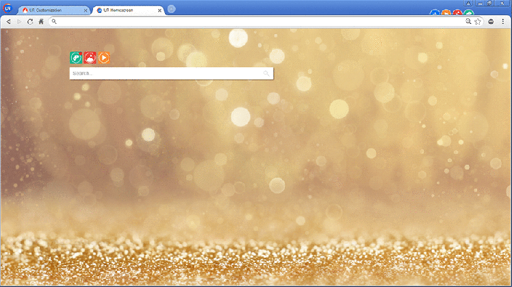 golden glitter parallax wallpaper ur customization by ur browser medium