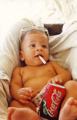 smoking is injurious to health baby gif special announcement medium