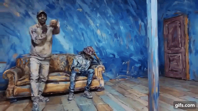 watch a paint covered lil buck dance in stunning tribute to black medium