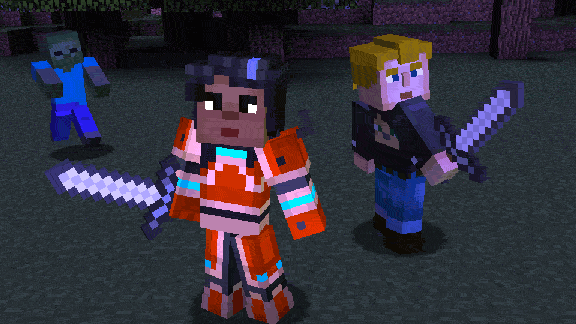 minecraft gets all new story mode skins today playstation blog europe medium