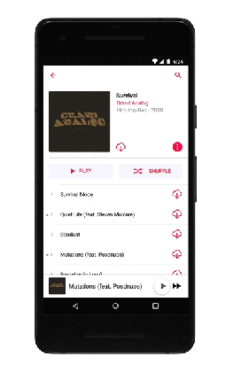 prototyping the transition to the now playing view in apple music medium