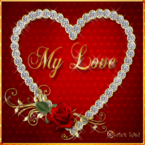 my love love heart animated love quote gif i love you valentines day medium