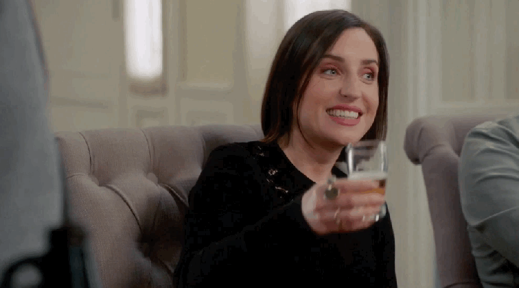 life in pieces cheers gif by cbs find share on giphy medium