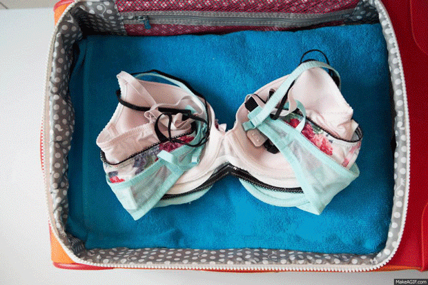 14 genius space saving ways to pack your suitcase pinterest medium
