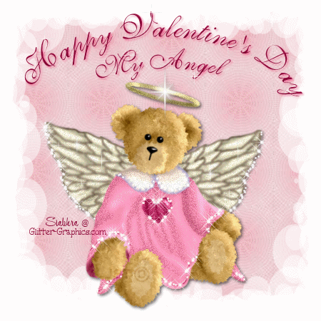 happy valentine s day my angel valentines day pinterest bear medium