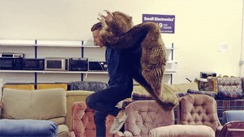 flying thrift shop gif find share on giphy medium
