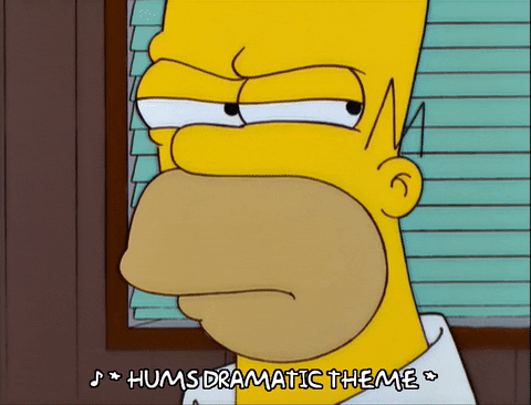 looking around homer simpson gif find share on giphy medium