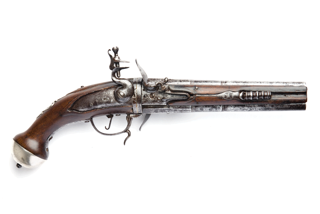 revolving pistol phillipe selier desellier belgium 1710 1720 medium