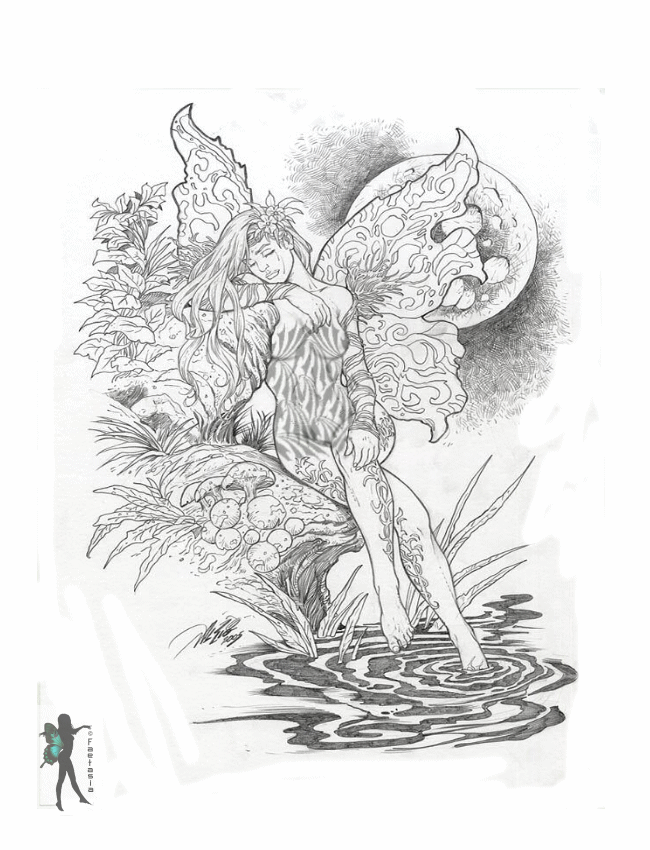 coloring pages for adults only fairy mermaid blog free medium