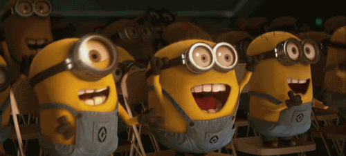 happy minion gifs find share on giphy medium