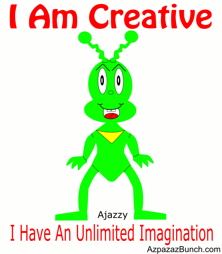 i am creative i have an unlimited imagination i am animated click medium
