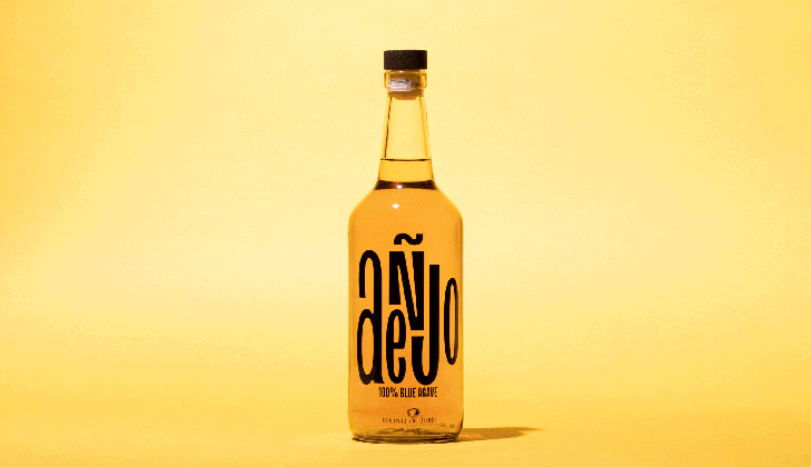 sorbo tequila branding packaging and photography lazaris yellow background design medium