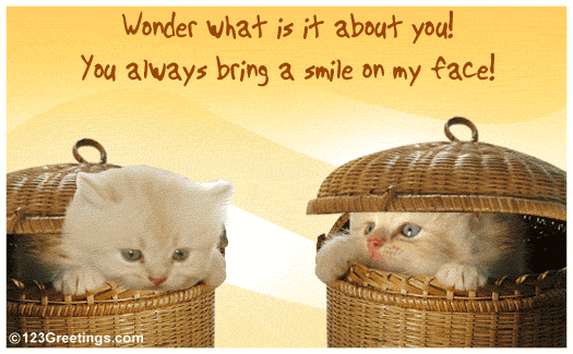 you bring a smile on my face free smile ecards greeting medium