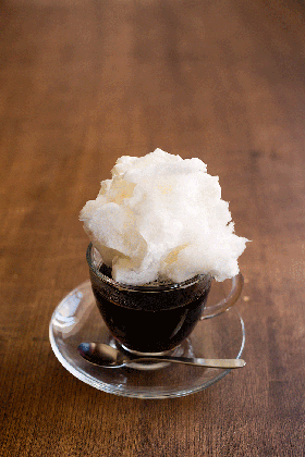 marshmallow cloud coffee muji gif medium