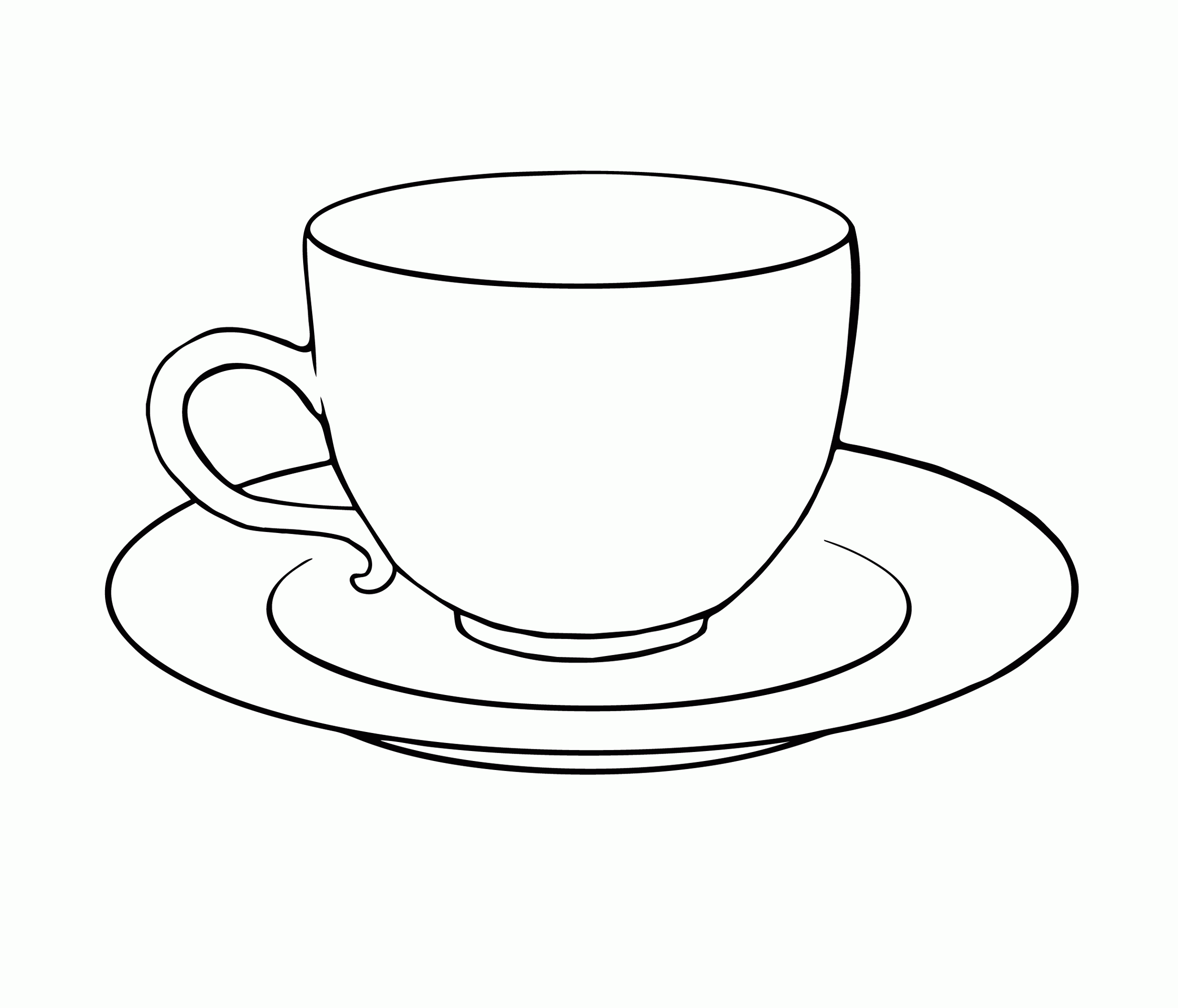 tea cup colouring page clipart free to use clip art resource tea medium