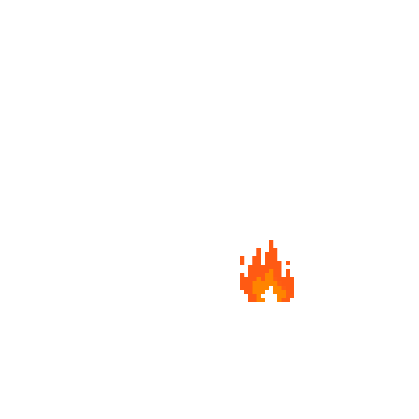 flame animated by lelex game and art maker medium