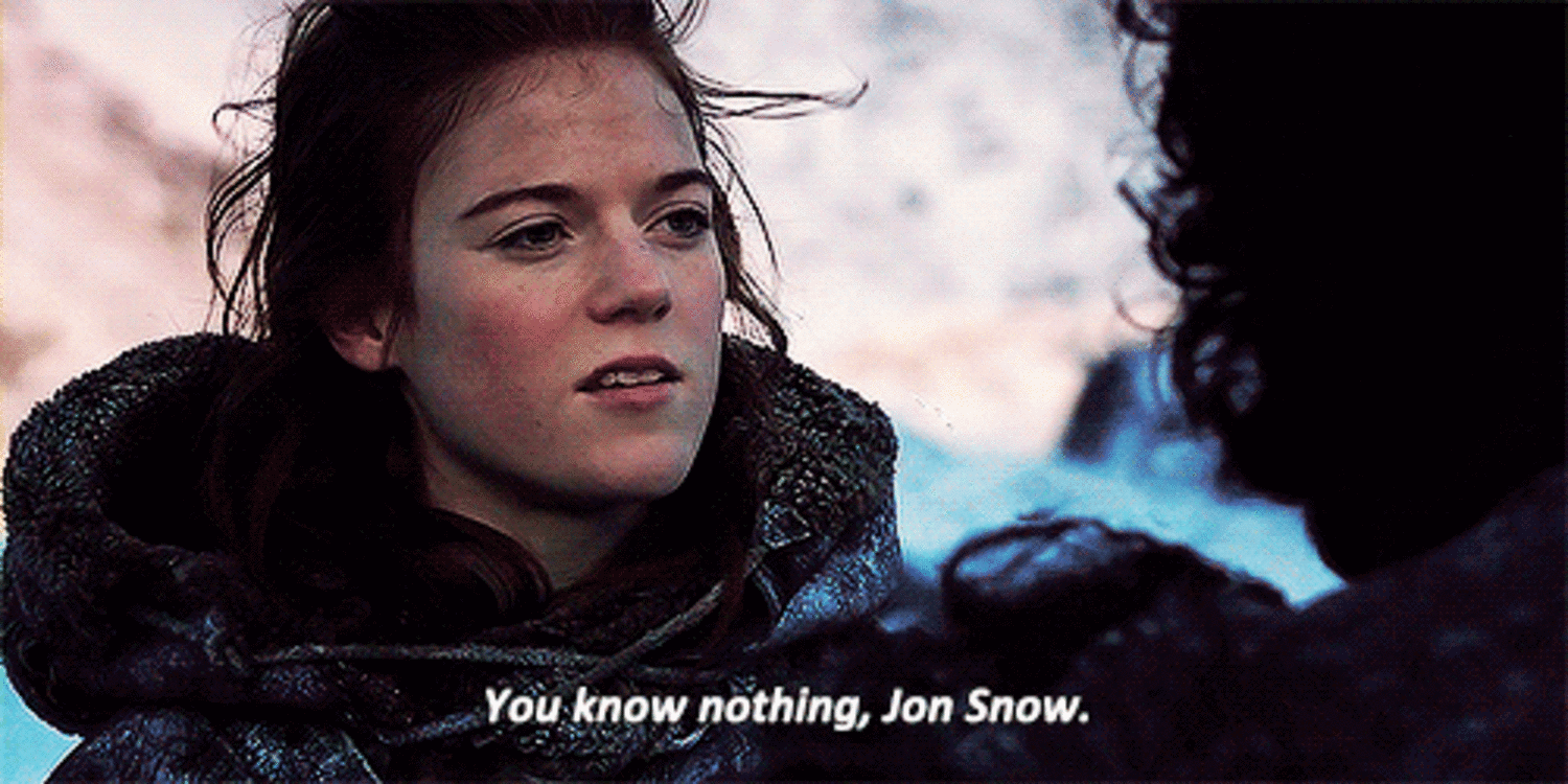 a guide to the entire game of thrones cast in gifs jon snow medium