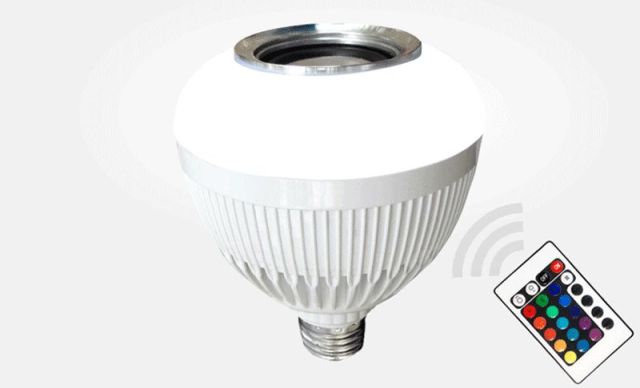 lful led variable color light bulb bluetooth speaker intelligent medium