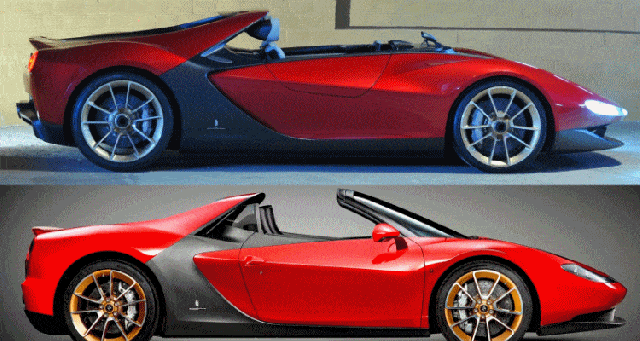 concept to reality 2013 pininfarina sergio vs 2015 ferrari sergio medium