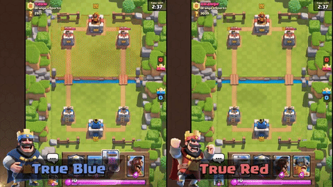 true blue and true red strategy clash royalepedia medium