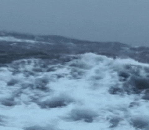 what it s like taking the boat to my island in bad weather gifs medium