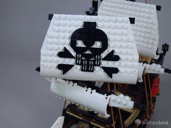 lego 31109 creator 3 in 1 pirate ship review the brothers brick black and white skull crossbones medium