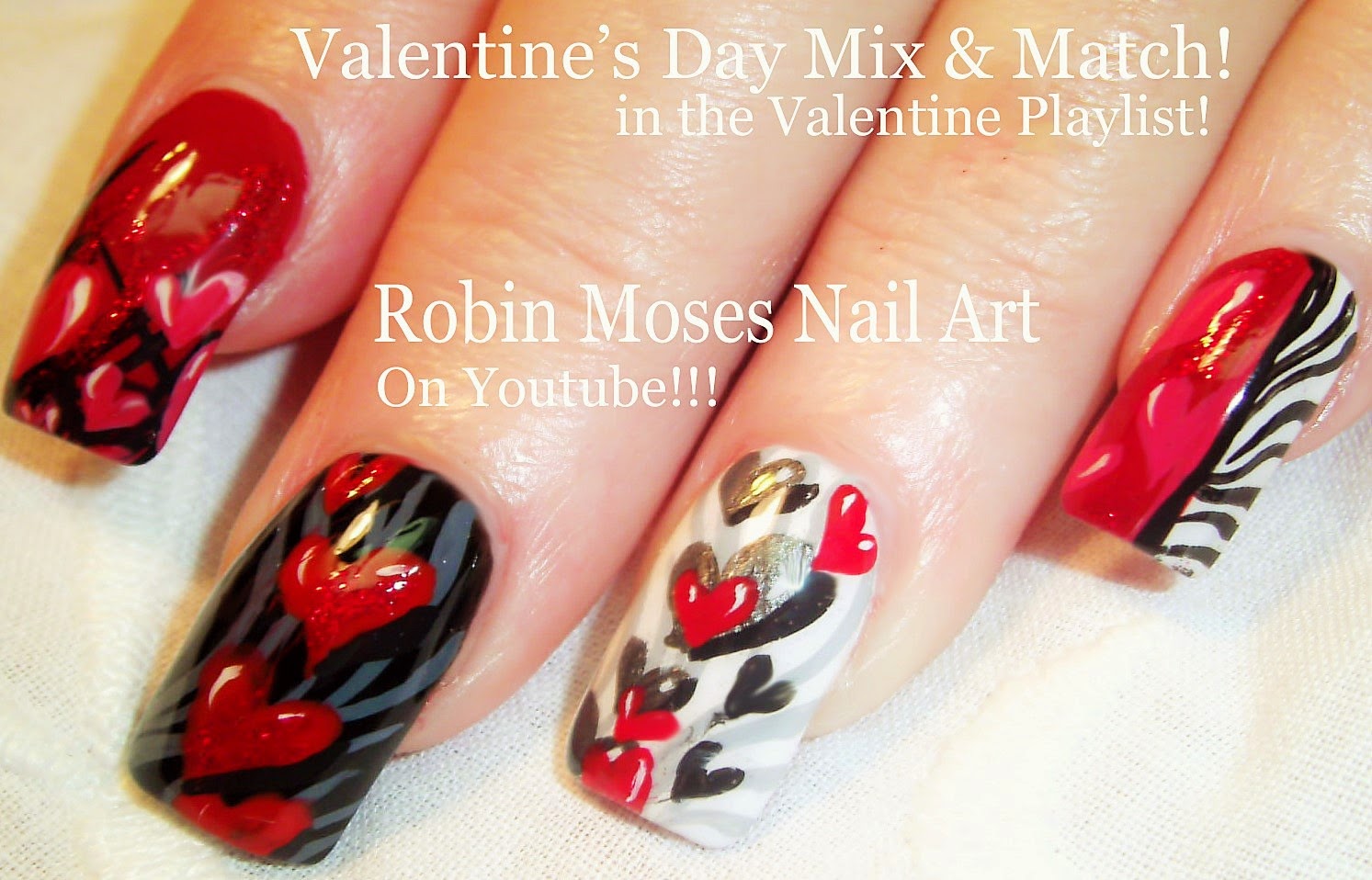 nail art by robin moses valentine s day nail art a gallery of all medium