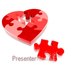 heart puzzle piece missing medium