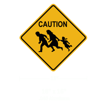 immigrant crossing sign las vegas sign design medium