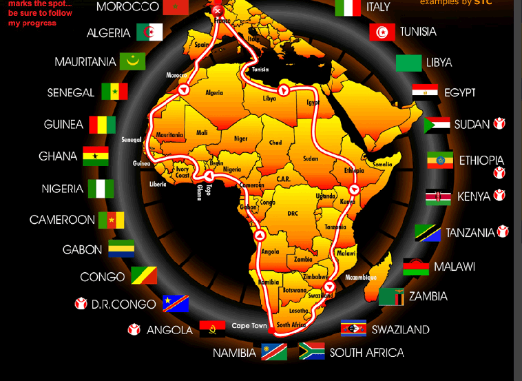 africa is a huge continent made up of 54 countries and over a medium