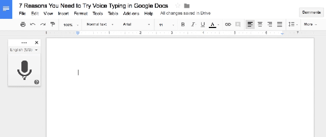 7 reasons you need to try voice typing in google docs shake up medium