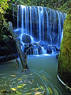download free blue waterfall mobile wallpaper contributed by john888 medium