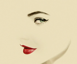 face green eyes red lips gif thecrossfit pinterest lips medium