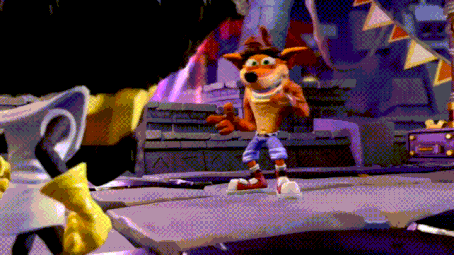 having a bad day here have a gif of crash doing the moonwalk medium