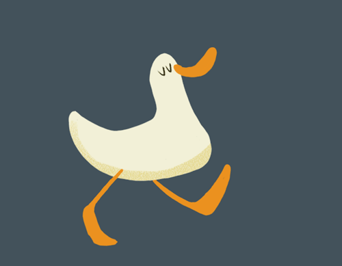 duck walk gif tumblr medium